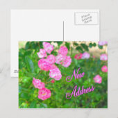 Nieuw adres aankondigingskaart (Voorkant / Achterkant)