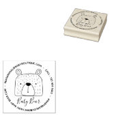 Nieuw adres Bedrijfs Beer Rubberstempel (Gestempeld)