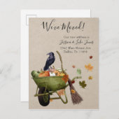 Nieuw adres Bewegende Aankondiging Herfst Pompoen (Voorkant / Achterkant)