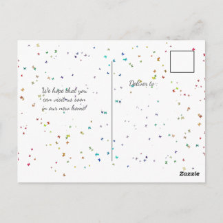 Nieuw adres briefkaart