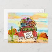  nieuw adres Briefkaart (Voorkant / Achterkant)