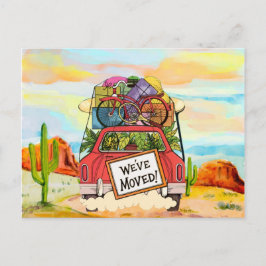 nieuw adres Briefkaart