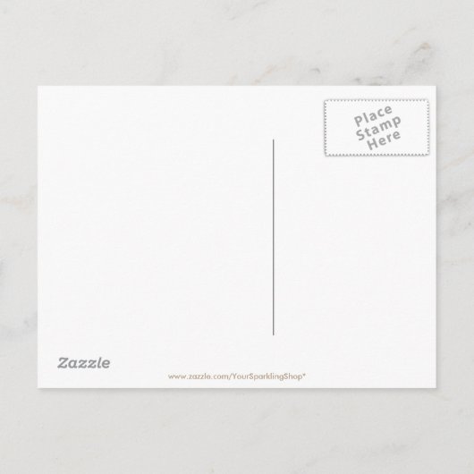 Nieuw adres Funny Stone Bricks Typography Shells Aankondigingskaart (Achterkant)