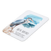 Nieuw adres: Great Blue Heron Waterfront Magneet (Linkerzijde)