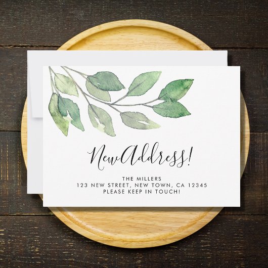 Nieuw adres Groen Bewegende aankondiging