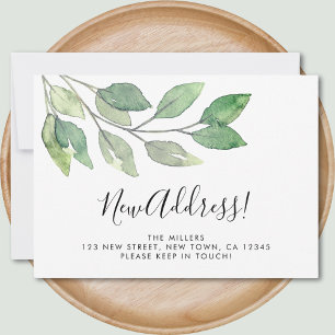 Nieuw adres Groen Bewegende aankondiging