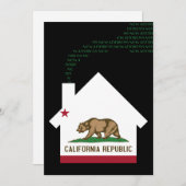 nieuw adres in californië aankondiging (Voorkant / Achterkant)