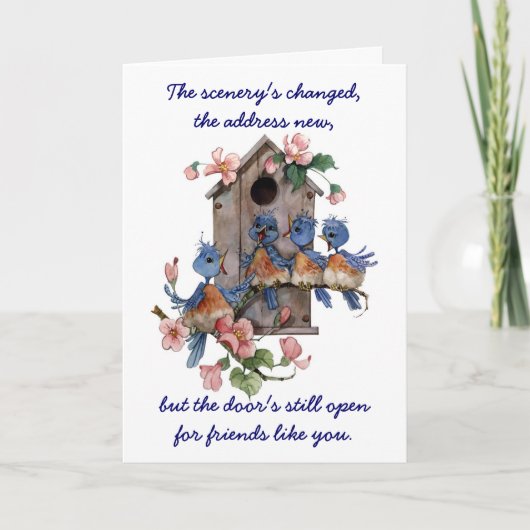 Nieuw adres - Kaart (Voorkant)