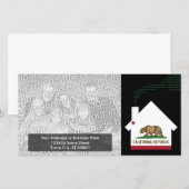 nieuw adres van californië aankondiging (Voorkant / Achterkant)