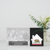 nieuw adres van californië aankondiging (Staand voorkant)