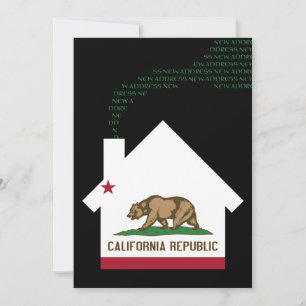 nieuw adres van californië aankondiging
