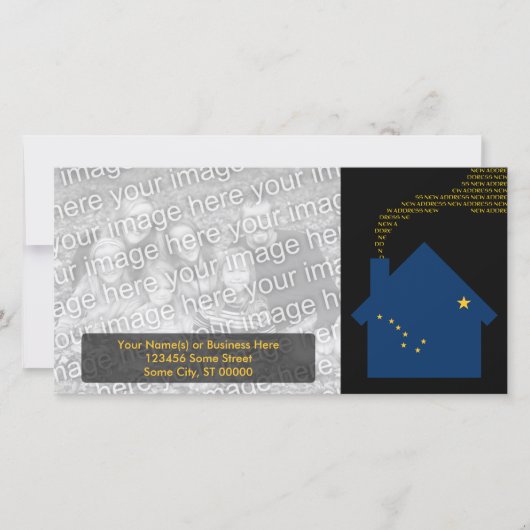 nieuw alaskaadres aankondiging (Voorkant)