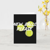 Nieuw Alsjeblieft Grappig Tennis  Kaart (Gele Bloem)