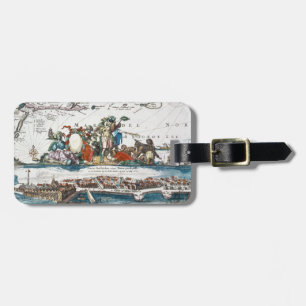 NIEUW AMSTERDAM, 1673 BAGAGELABEL