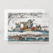 NIEUW AMSTERDAM, 1673 BRIEFKAART (Voorkant / Achterkant)