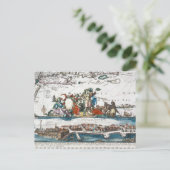 NIEUW AMSTERDAM, 1673 BRIEFKAART (Staand voorkant)