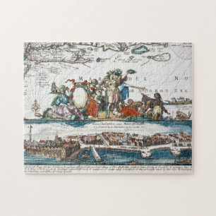 NIEUW AMSTERDAM, 1673 LEGPUZZEL