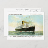 Nieuw Amsterdam van 1906 Briefkaart (Voorkant / Achterkant)