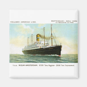 Nieuw Amsterdam van 1906 Magneet