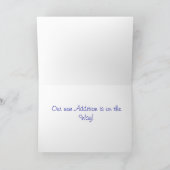 Nieuw Baby Anouncement Aankondiging (Binnen)
