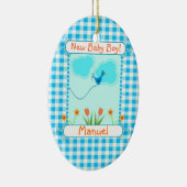 Nieuw Baby Boy Blue Vichi Ornament (Rechts)