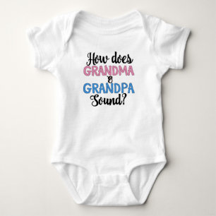 Nieuw babygeslacht onthult grootouders romper