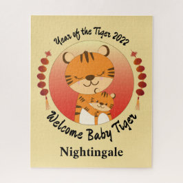 Nieuw babyjaar van de Tijger 2022 Legpuzzel