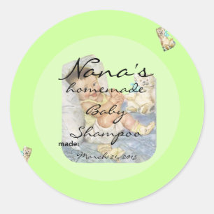 Nieuw babykleerdeksel voor 2,5-inch deksel ronde sticker