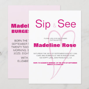 Nieuw babySip en zie met statistieken Kaart