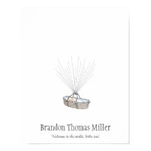 Nieuw babyvingerafdrukballon - Blauw