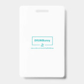Nieuw backstagepasje ID-badge Badge (Achterkant)