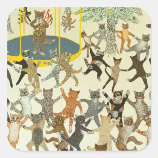 Nieuw begin 2013 vierkante sticker (Voorkant)