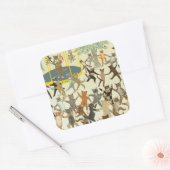 Nieuw begin 2013 vierkante sticker (Envelop)