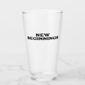 Nieuw begin glas (Voorkant)
