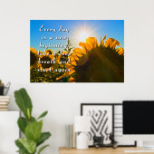 Nieuw begin poster (Thuiskantoor)