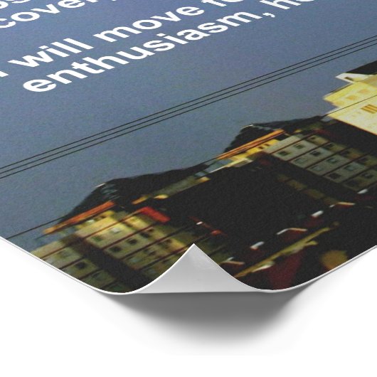 Nieuw begin van Virginia Plotner Poster (Hoek)