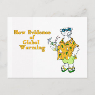 Nieuw bewijs van opwarming van de aarde briefkaart