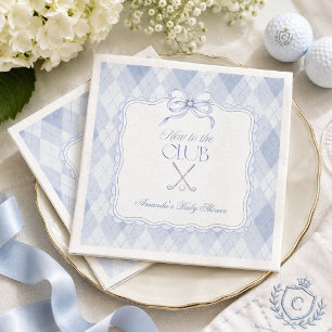 Nieuw bij de Club Blue Boy Golf Baby Shower Decor Servet