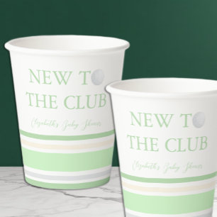 Nieuw Bij De Club Preppy Baby Shower Papieren Bekers
