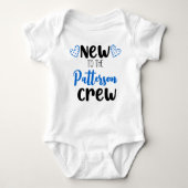 Nieuw bij de Crew Personalized Romper (Voorkant)