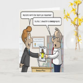 Nieuw Boss Punny Wenskaart Kaart (Gele Bloem)