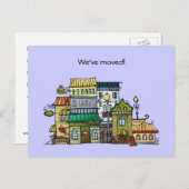 Nieuw Briefkaart Aankondiging adreswijziging (Voorkant / Achterkant)