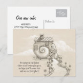 Nieuw Briefkaart van de adresslak (Voorkant / Achterkant)