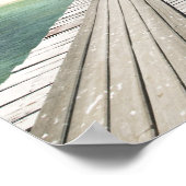 Nieuw-Caledonië, Amedee Islet. Amedee Islet Pier. Poster (Hoek)