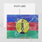 Nieuw-Caledonië noodlottig Nieuwe Caledonische vla Briefkaart (Voorkant / Achterkant)
