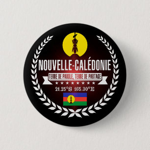 Nieuw-Caledonië Ronde Button 5,7 Cm