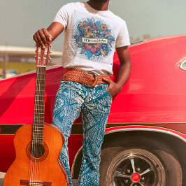 Nieuw-Caledonië, tropische bloemen T-shirt