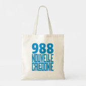 Nieuw-Caledonische typografie Tote Bag (Achterkant)