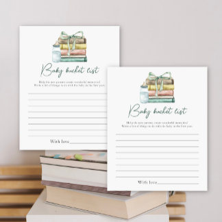 Nieuw Chapter Baby shower - Baby bucketlist