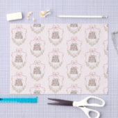 Nieuw chapter roze lint Bow baby shower Tissuepapier (Craft)